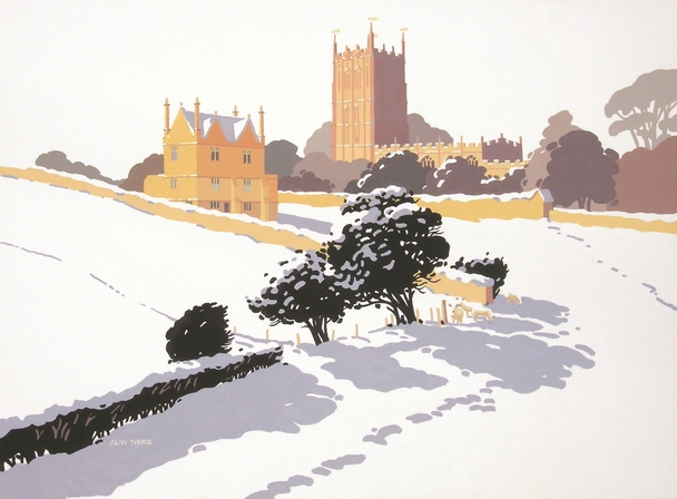 ALAN TYERS - chipping campden under snow